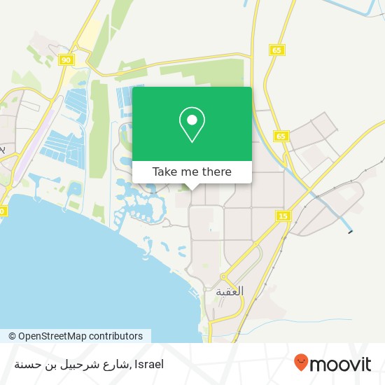 شارع شرحبيل بن حسنة map