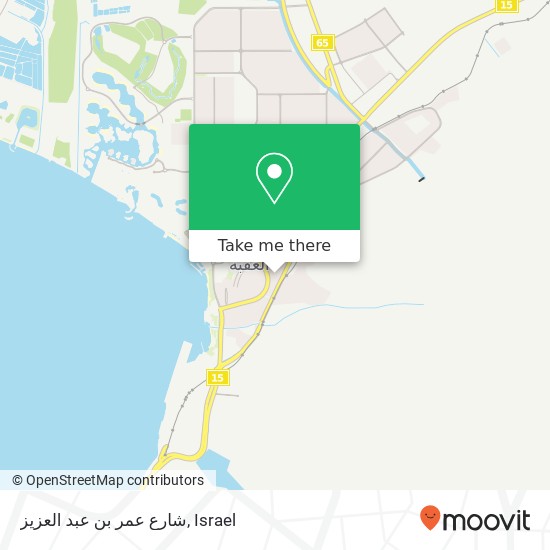 شارع عمر بن عبد العزيز map