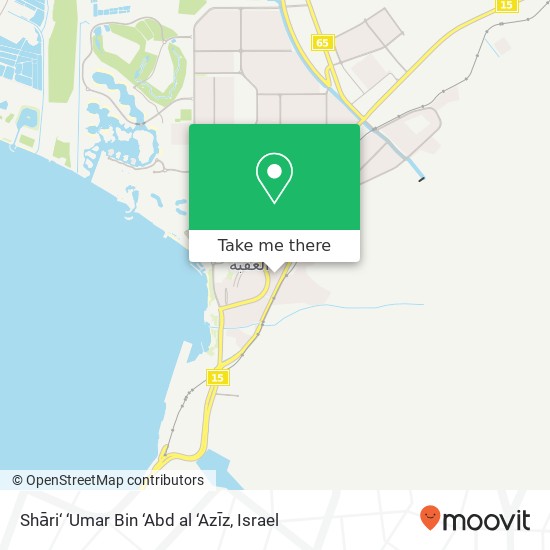 Shāri‘ ‘Umar Bin ‘Abd al ‘Azīz map
