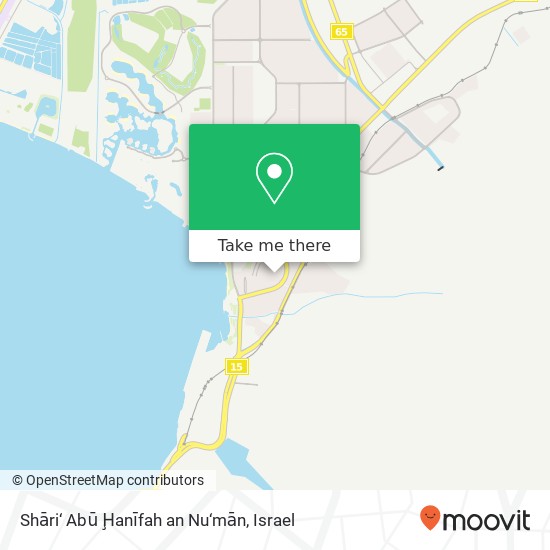 Shāri‘ Abū Ḩanīfah an Nu‘mān map