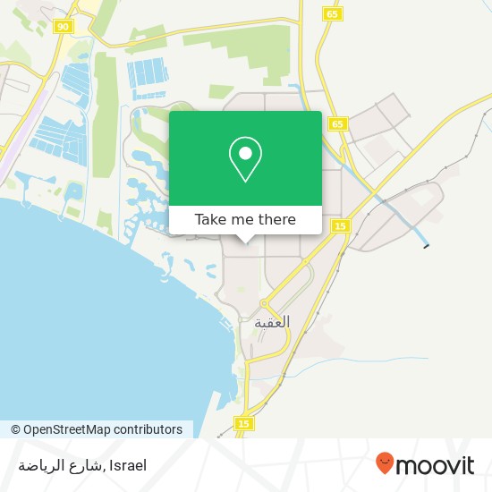 شارع الرياضة map