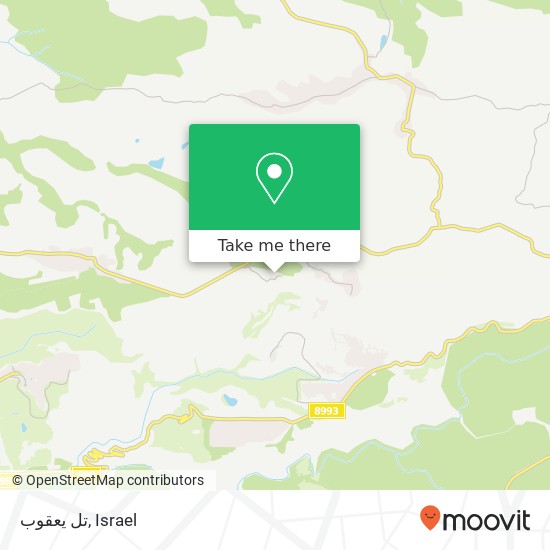 تل يعقوب map