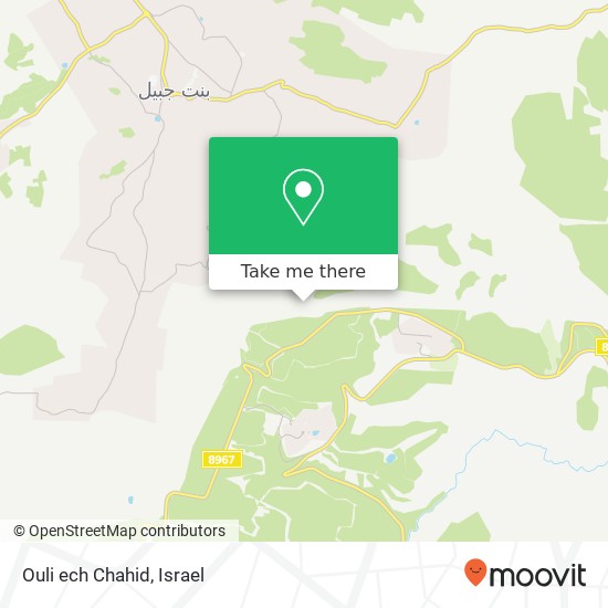 Ouli ech Chahid map