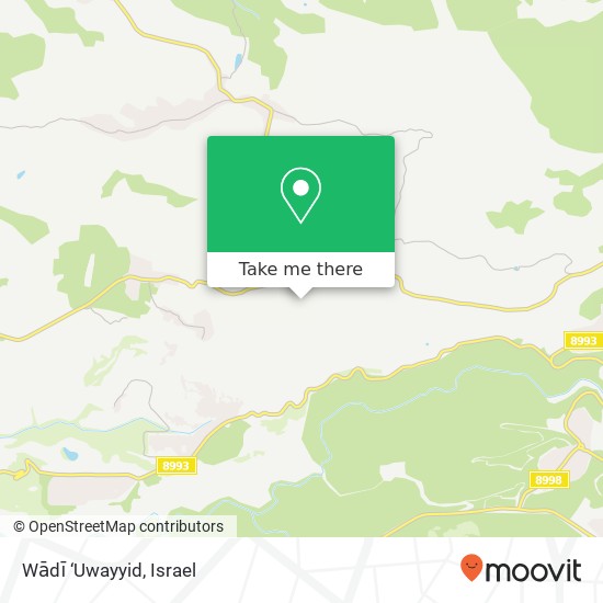 Wādī ‘Uwayyid map