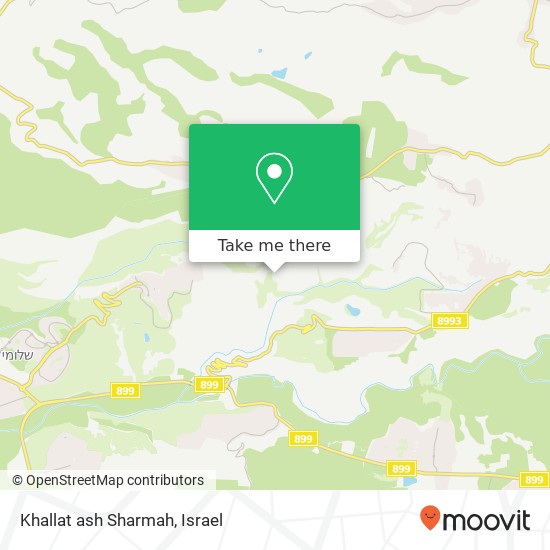 Khallat ash Sharmah map