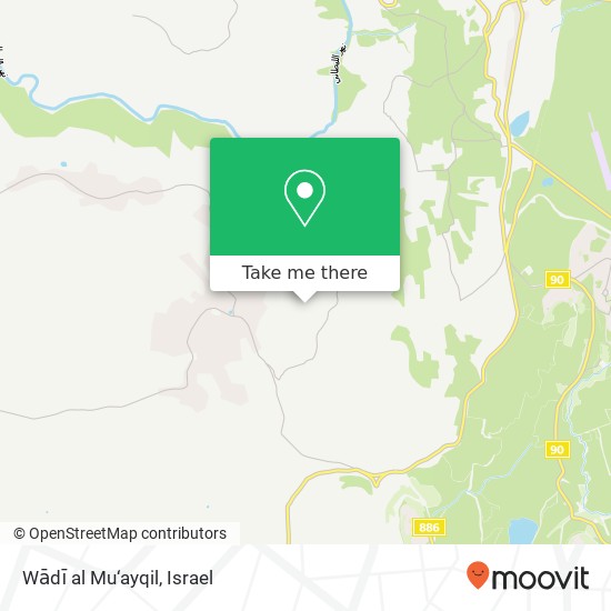 Wādī al Mu‘ayqil map