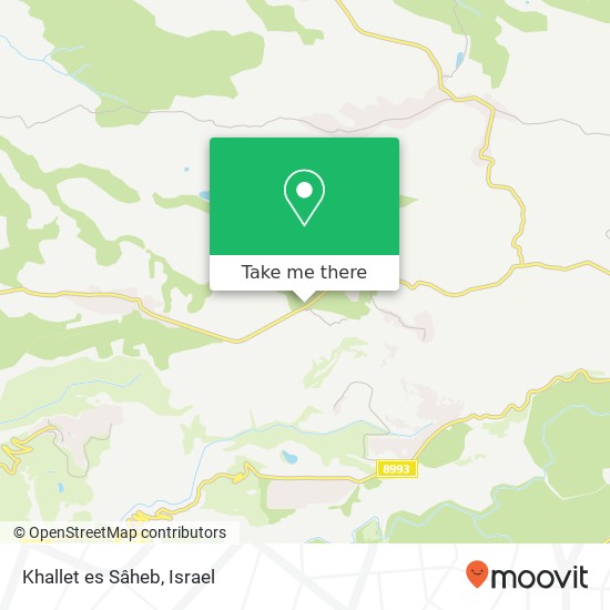 Khallet es Sâheb map
