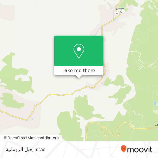 جبل الرومانية map