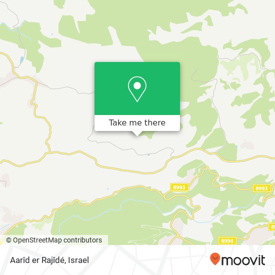 Aarîd er Rajîdé map