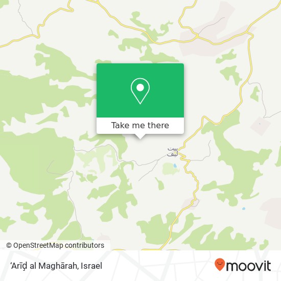 ‘Arīḑ al Maghārah map