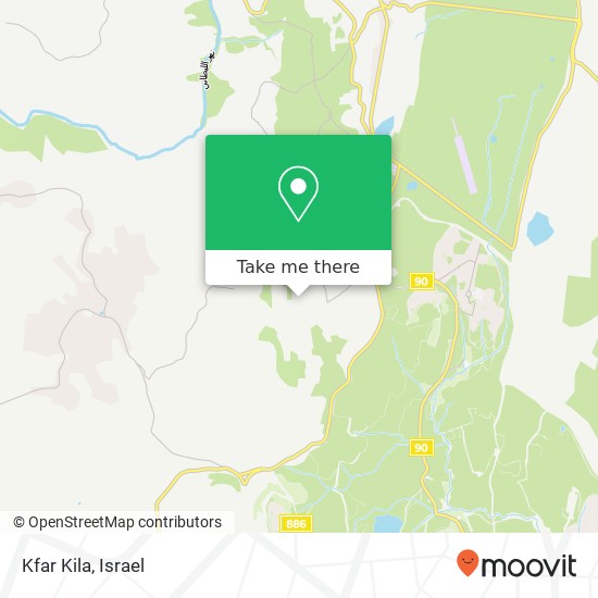 Карта Kfar Kila