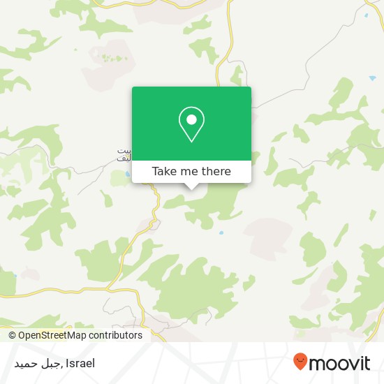 جبل حميد map
