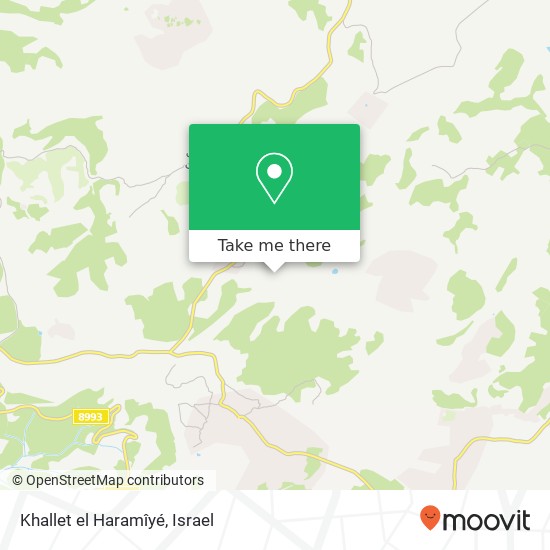 Khallet el Haramîyé map