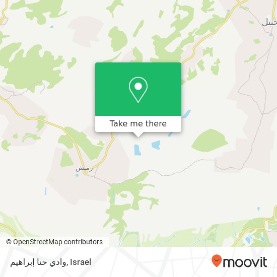 وادي حنا إبراهيم map