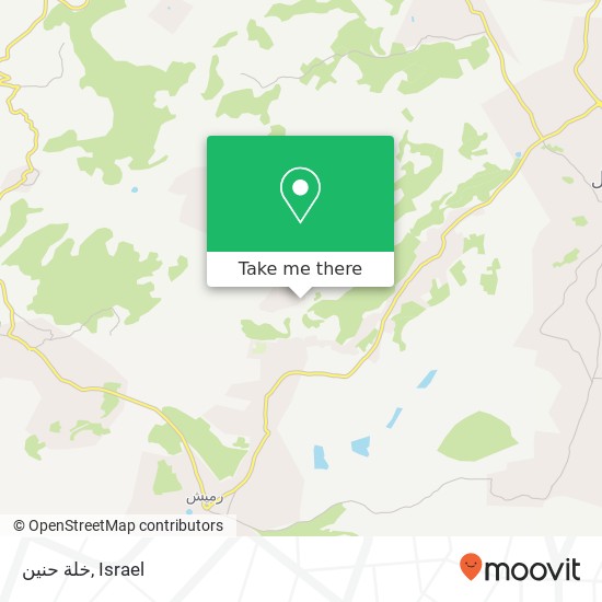 خلة حنين map