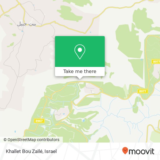 Khallet Bou Zaïlé map