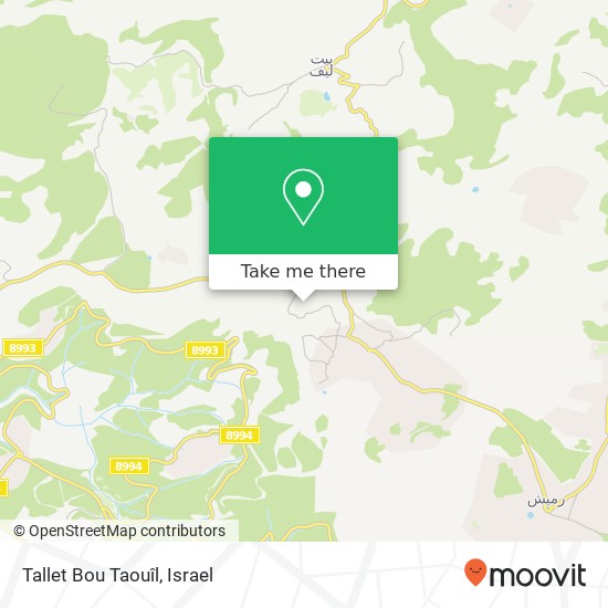 Tallet Bou Taouîl map