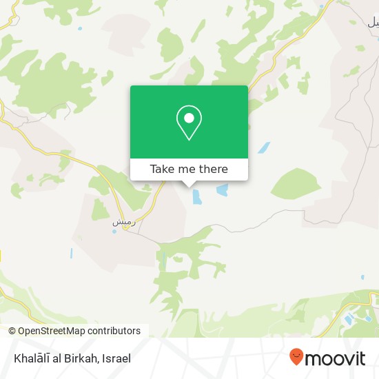 Khalālī al Birkah map