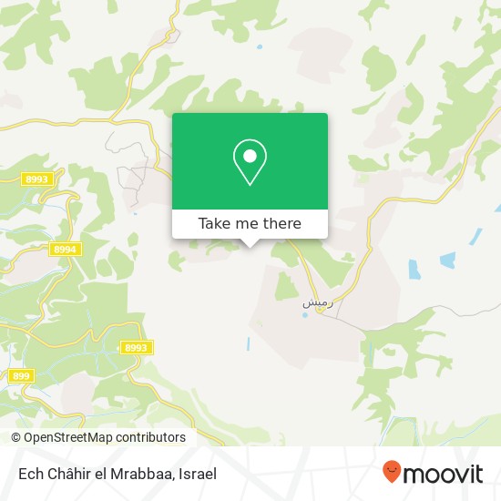 Ech Châhir el Mrabbaa map