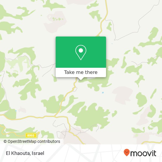 El Khaouta map