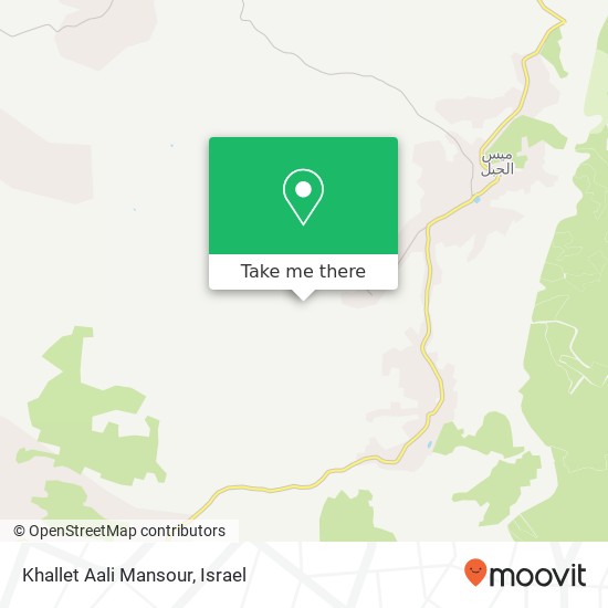 Khallet Aali Mansour map