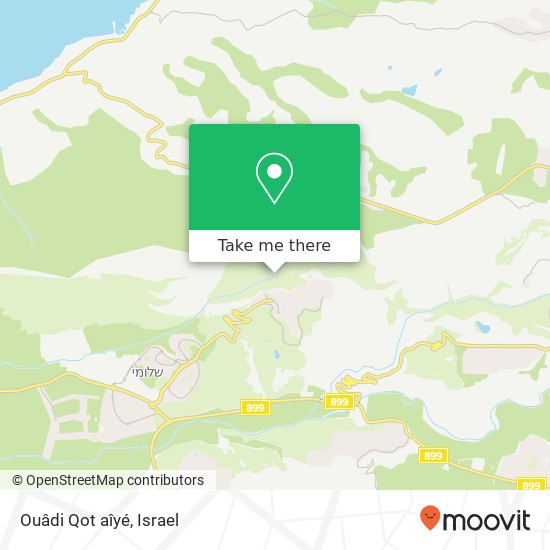 Ouâdi Qot aîyé map