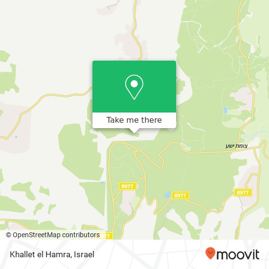 Khallet el Hamra map