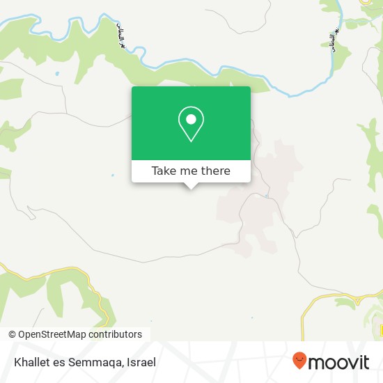 Khallet es Semmaqa map