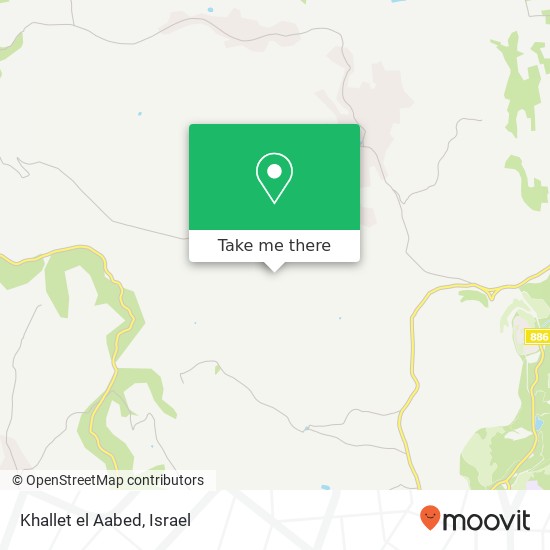 Khallet el Aabed map