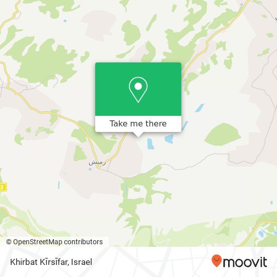 Khirbat Kīrsīfar map