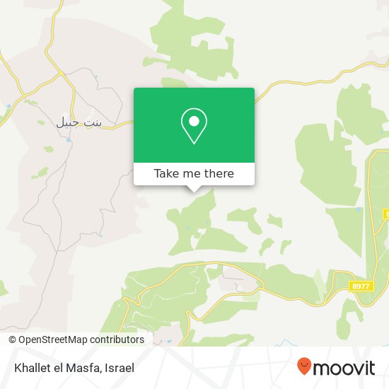 Khallet el Masfa map