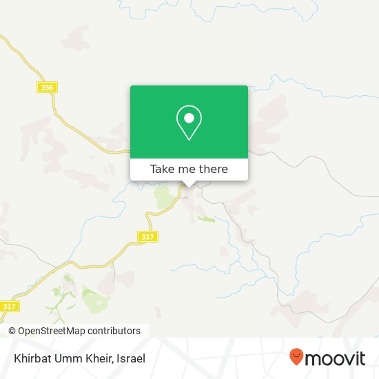 Khirbat Umm Kheir map