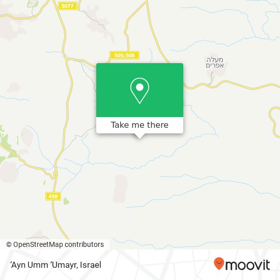 ‘Ayn Umm ‘Umayr map