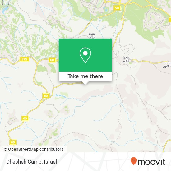 Dhesheh Camp map