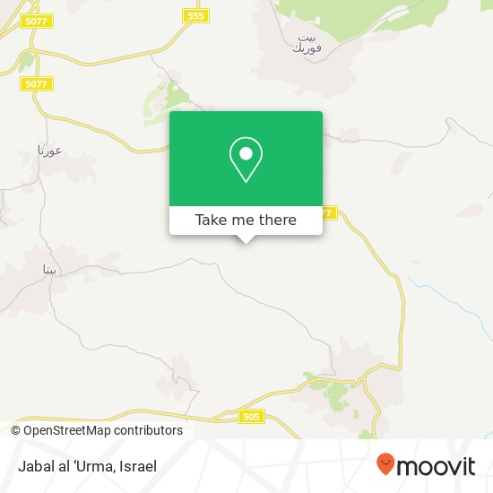 Карта Jabal al ‘Urma