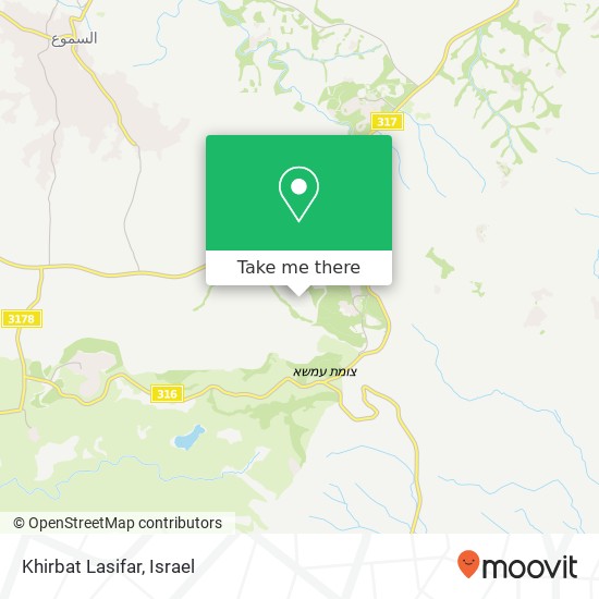 Карта Khirbat Lasifar