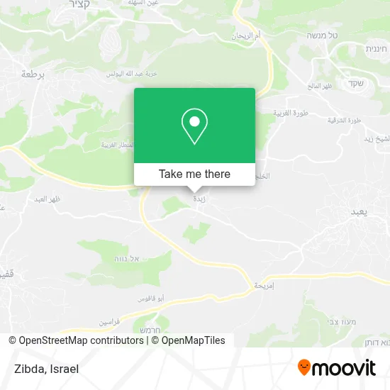 Zibda map