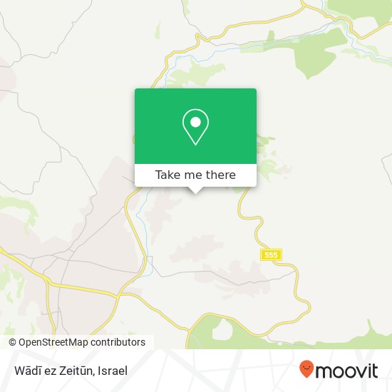 Wādī ez Zeitūn map