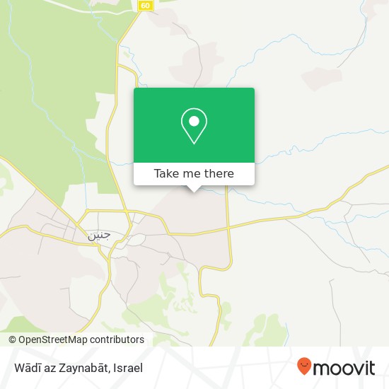 Wādī az Zaynabāt map