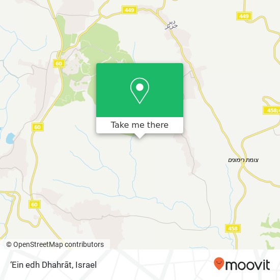 Карта ‘Ein edh Dhahrāt