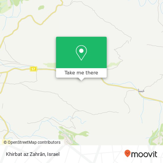 Khirbat az Zahrān map