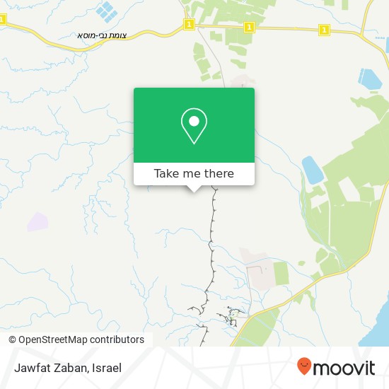 Jawfat Zaban map