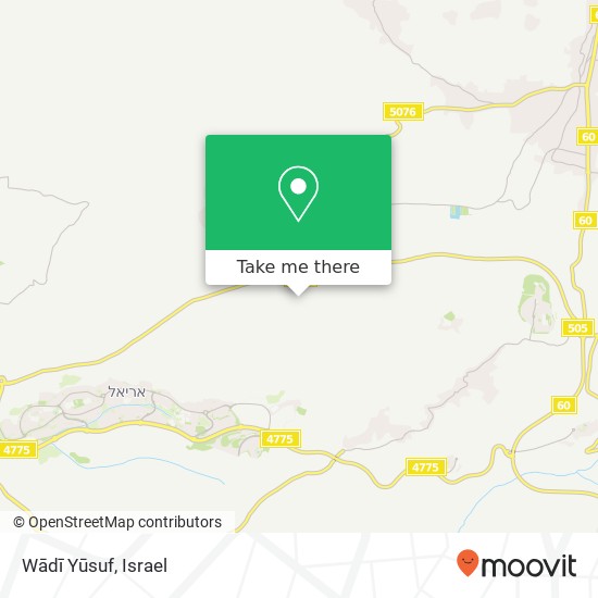Карта Wādī Yūsuf