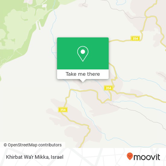 Khirbat Wa‘r Mikka map