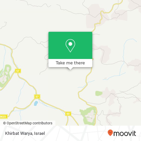 Карта Khirbat Warya