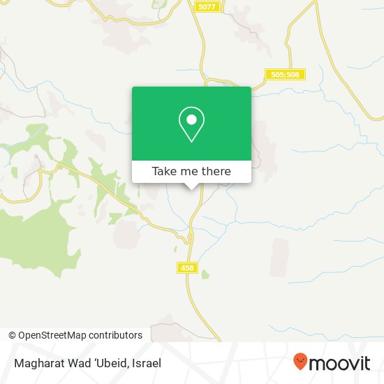 Magharat Wad ‘Ubeid map