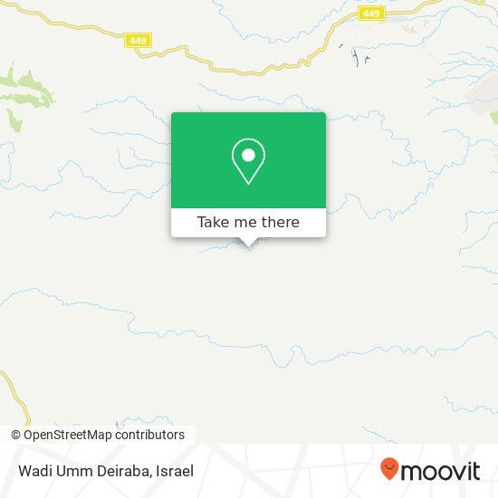 Wadi Umm Deiraba map