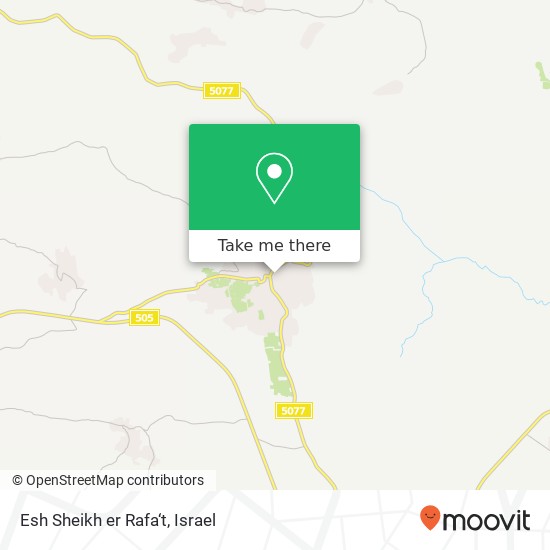 Esh Sheikh er Rafa‘t map