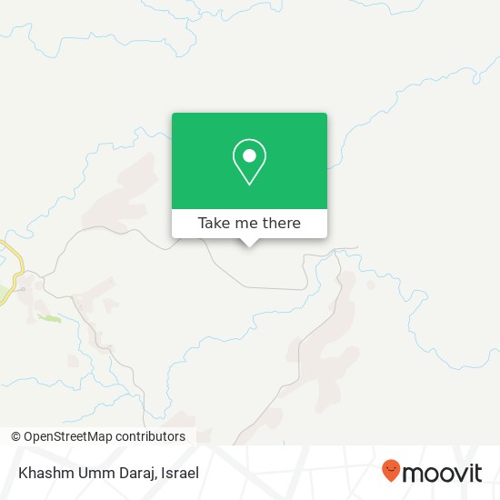 Khashm Umm Daraj map