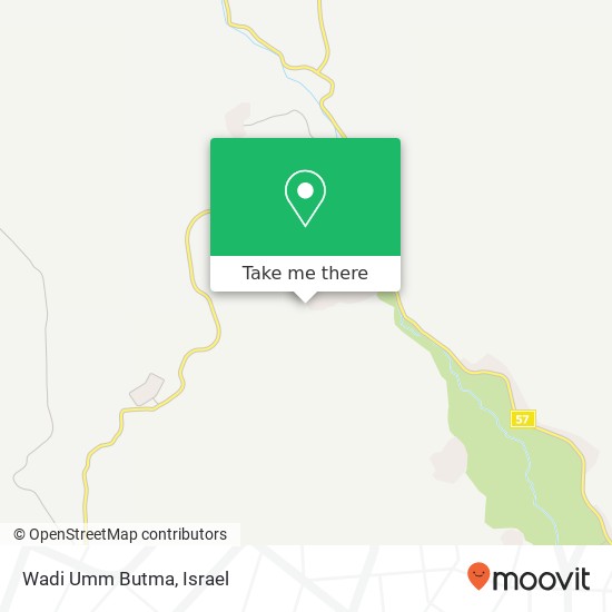 Wadi Umm Butma map